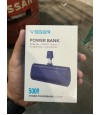 VEGER 5000mAh Mini USB-C Portable Power Bank. 1000 Units. EXW Los Angeles